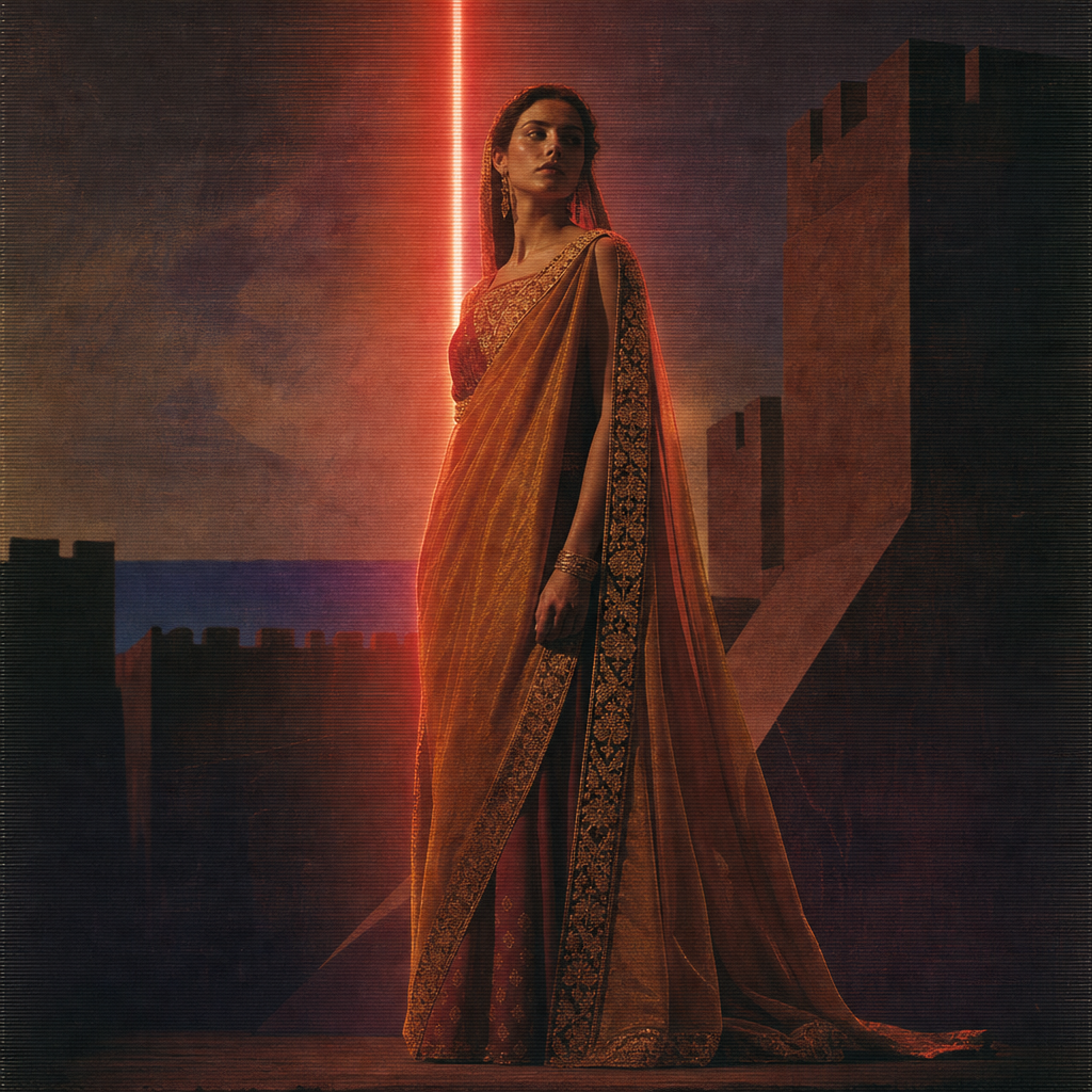 Illuminated portrait of Helen, Queen of Sparta